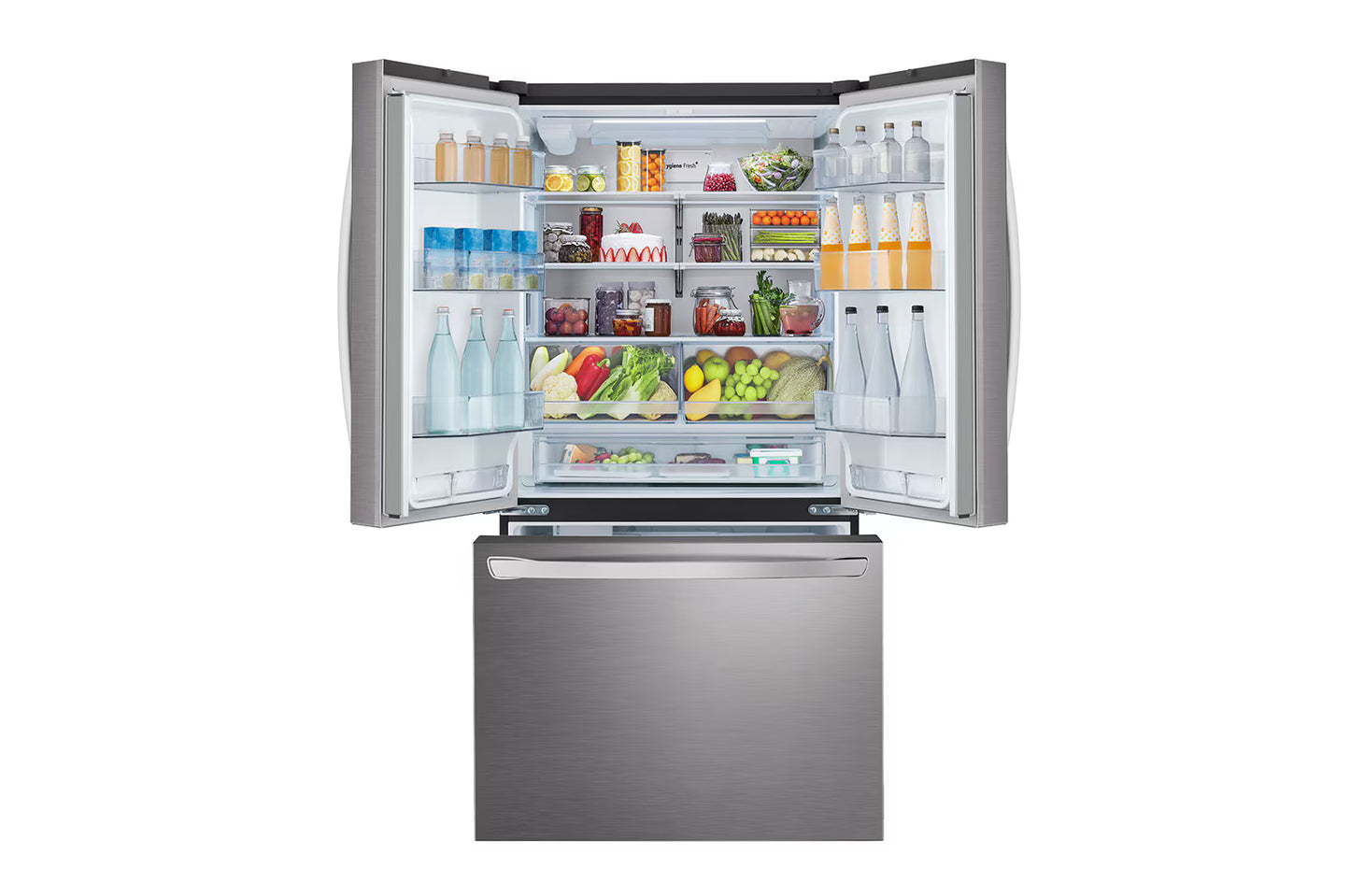 מקרר שלוש דלתות בנפח של 750 LG GRB278SE