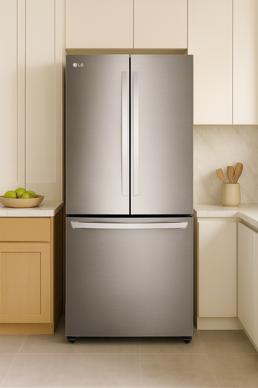 מקרר שלוש דלתות בנפח של 750 LG GRB278SE